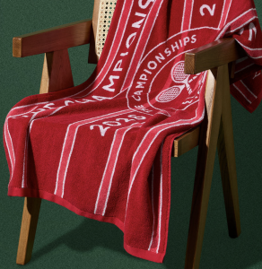 I always want the Wimbledon towels.